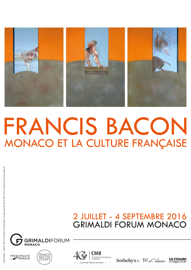 Francis Bacon, Monaco et la culture française