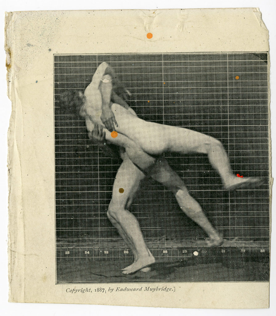 Eadweard Muybridge - men wrestling