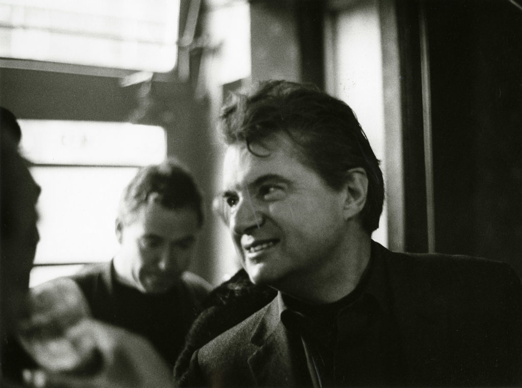 Francis Bacon at the 'French Pub', London (c.1961) Photo and © Mario Dondero