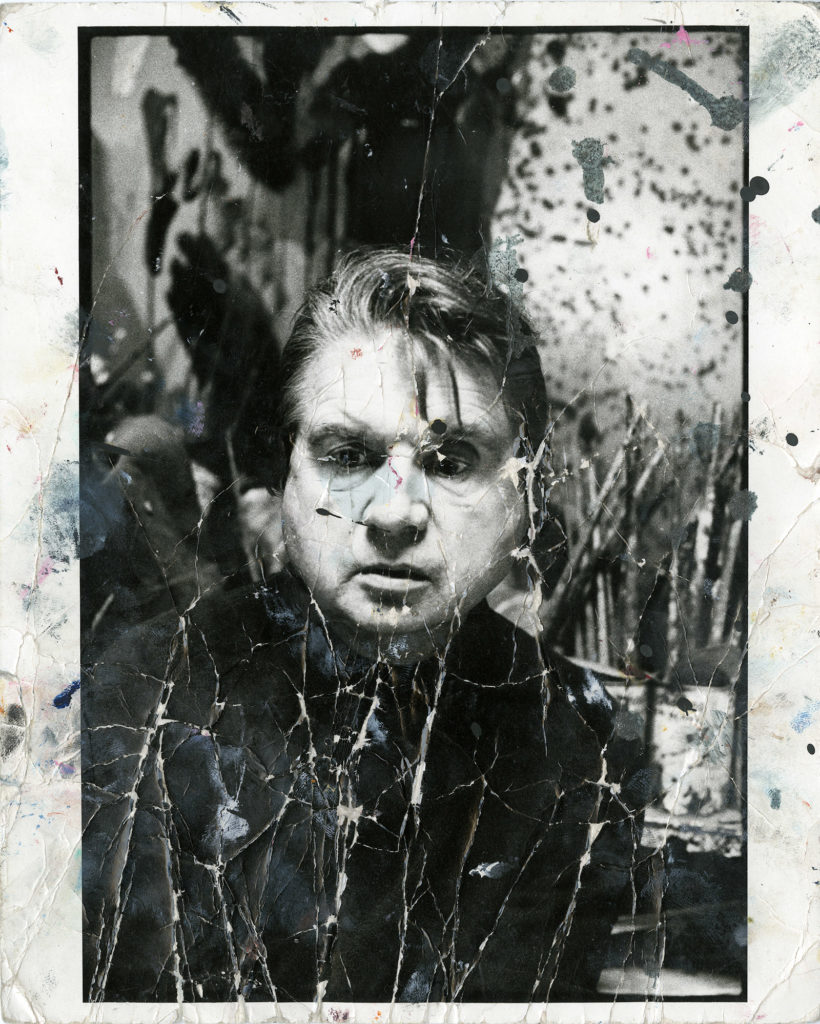 Francis Bacon in his studio, 7 Reece Mews, London (c.1973) Photo and © Peter Stark Original 'detritus' found in Bacon’s studio at 7 Reece Mews, London.