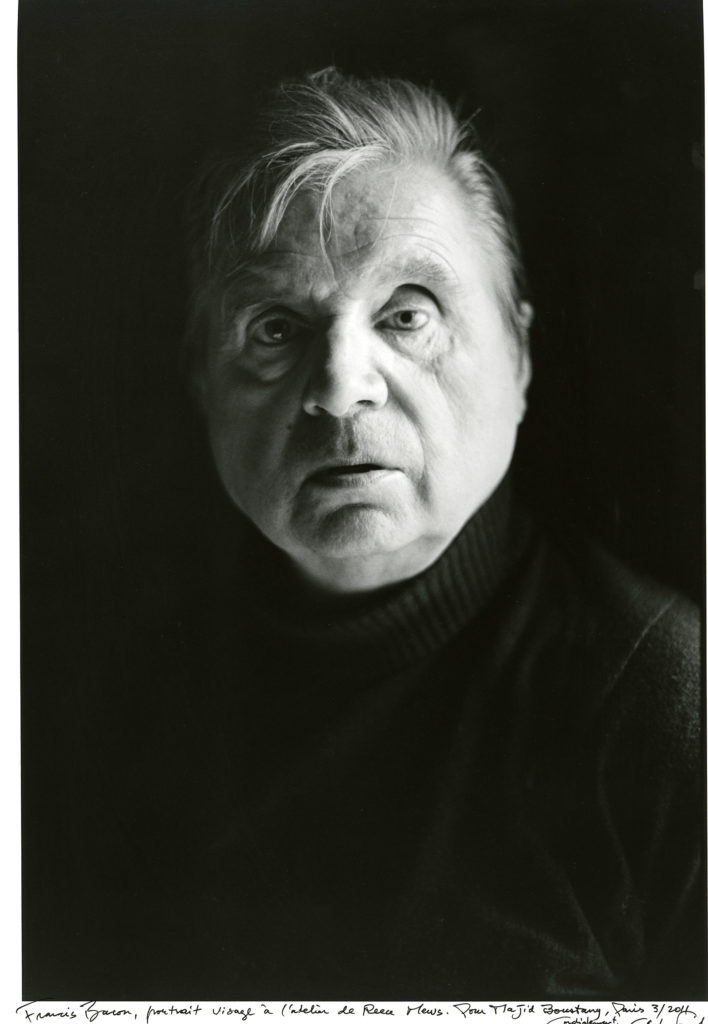 Francis Bacon in his studio, 7 Reece Mews, London (1977) Photo and © Carlos Freire
