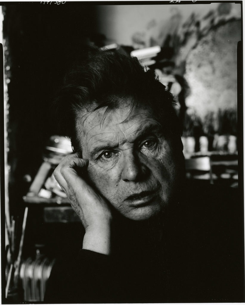 Francis Bacon in his studio, London (1983) Photo and © David-Bailey