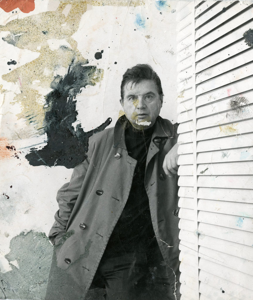 Francis Bacon at Roland Gardens, London (1967).Photo John Deakin (found in Bacon's studio at 7 Reece Mews, London)