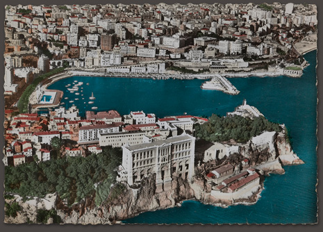 Postcard of Monaco, sent by Bacon to Denis Wirth-Miller in 1963 MB Art Collection