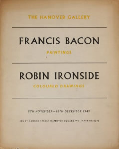 Peintures de Francis Bacon / Dessins en couleurs de Robin Ironside