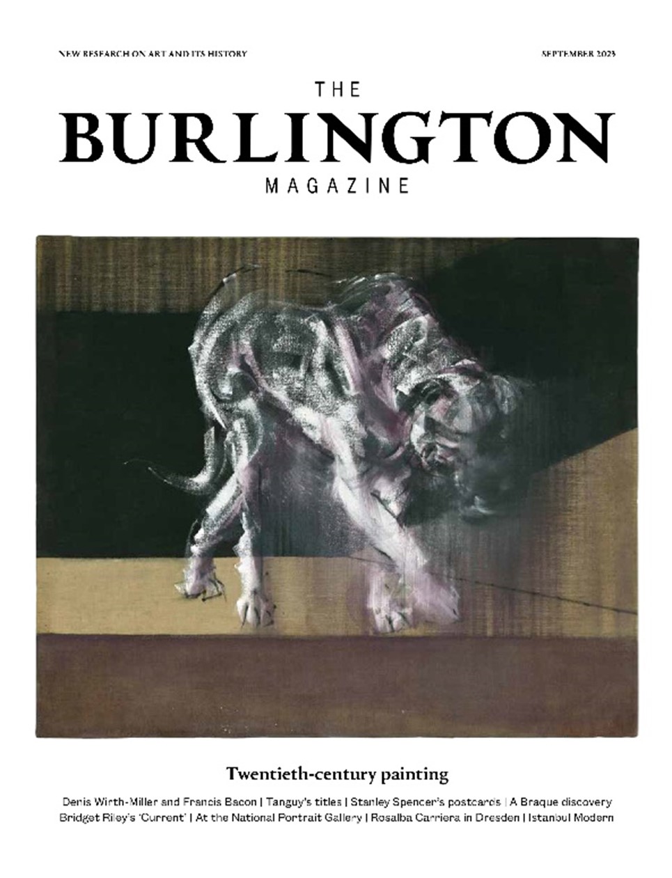 The Burlington Magazine cover