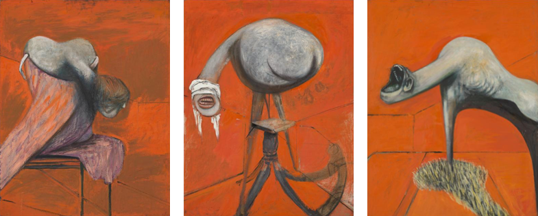 Francis Bacon, Three Studies for Figures at the Base of a Crucifixion (1944) Photo © Tate, London 2017