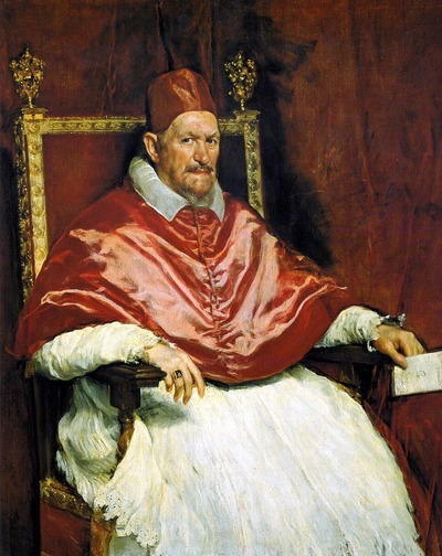 Diego Velázquez, Portrait of Pope Innocent X, c. 1650, oil on canvas, Galleria Doria Pamphilj, Doria Pamphilj Trust, Rome