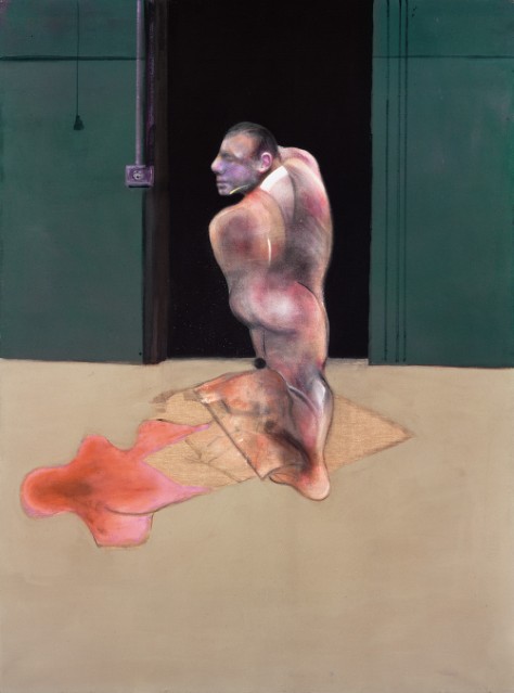 Francis Bacon, Study for Portrait of John Edwards, 1986, oil, pastel and aerosol paint on canvas, Private Collection