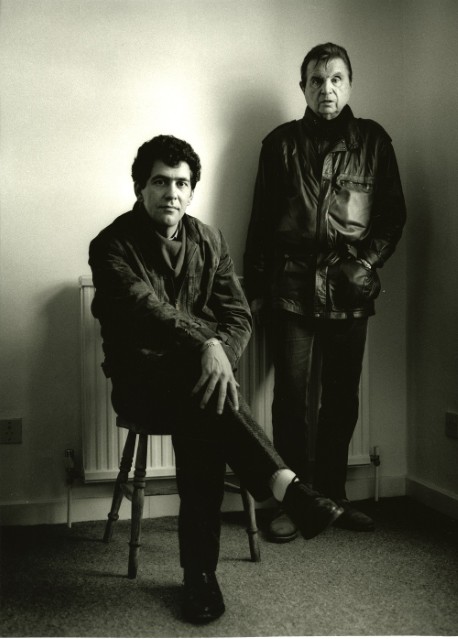 Bacon on the terrace of the Trocadero residence, Monaco, 1986. Photo: John Edwards