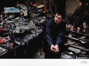 Francis Bacon in his studio at 7 Reece Mews, London, 1967. Photo and © Ian Berry