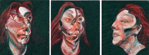 Francis Bacon, Three Studies for Portrait of Isabel Rawsthorne, 1965, oil on canvas, Sainsbury Centre for Visual Arts, Norwich