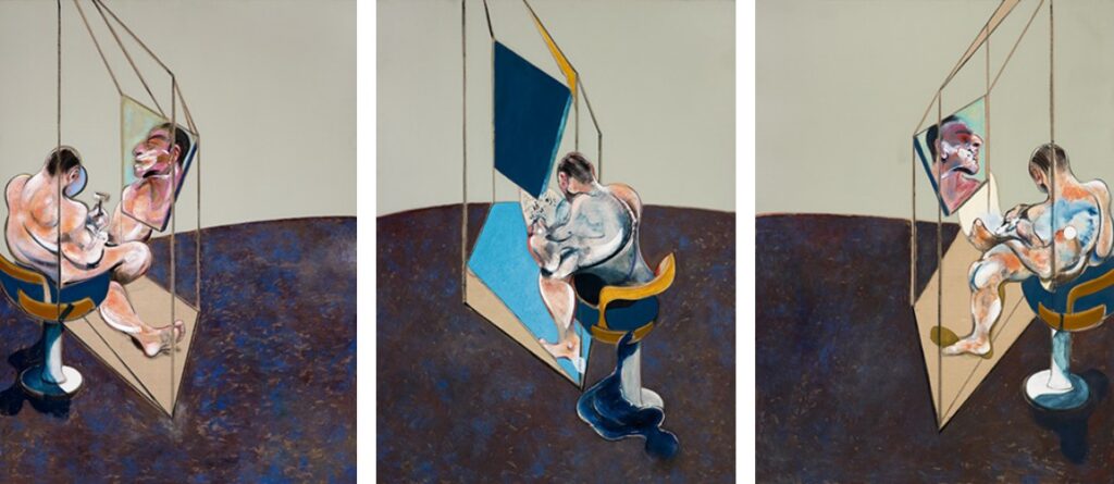 Francis Bacon, Three Studies of the Male Back, 1966, oil on canvas, Kunsthaus Zürich