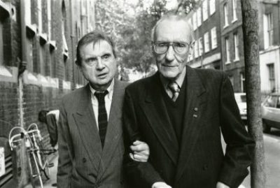 Francis Bacon avec William Burroughs, Londres, 1988. Photo et © John Minihan MB Art Collection