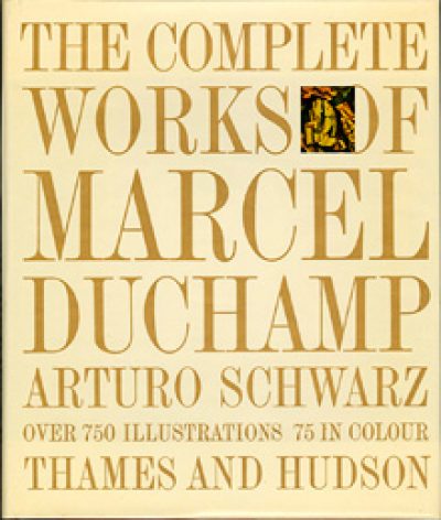 Pages recto et verso extraites du livre L’Oeuvre complète de Marcel Duchamp, Thames and Hudson, 1969, trouvée dans l’atelier de Bacon
